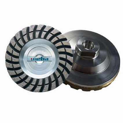 Nuny 4" Aluminum Cupwheel – Durable Grinding Tool
